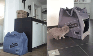 猫のトイレ用バッグ